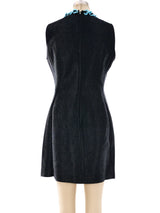 Moschino Cheap and Chic Raffia Accented Dress Dress arcadeshops.com