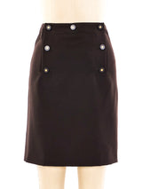 Chanel Chocolate Mini Skirt Bottom arcadeshops.com