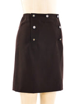 Chanel Chocolate Mini Skirt Bottom arcadeshops.com