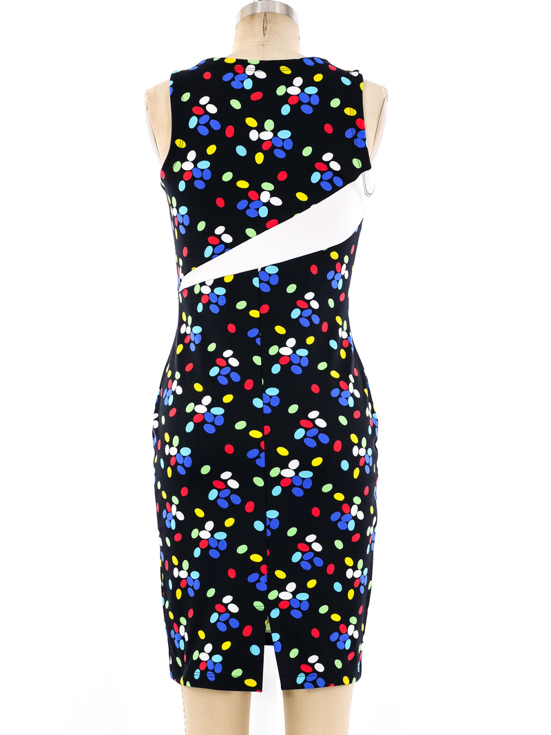 Versus by Gianni Versace Dot Printed Tank Dress Dress arcadeshops.com