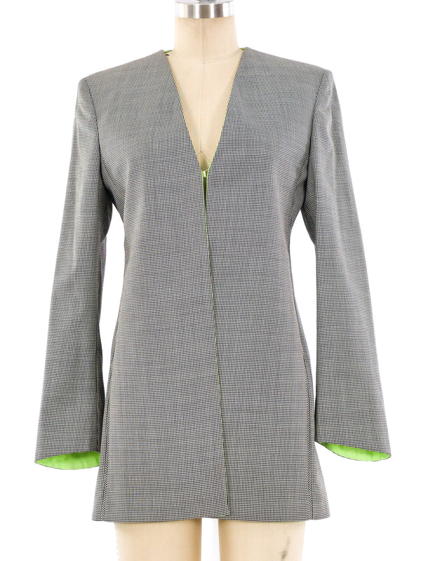 Gianni Versace Houndstooth Jacket Jacket arcadeshops.com