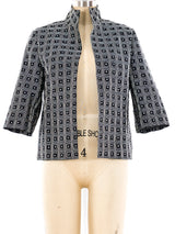 Gianni Versace Geometric Pattern Dress Ensemble Suit arcadeshops.com