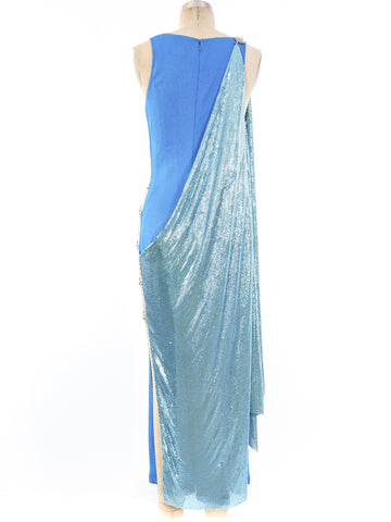 1994 Gianni Versace Open Buckled Chainmail Gown