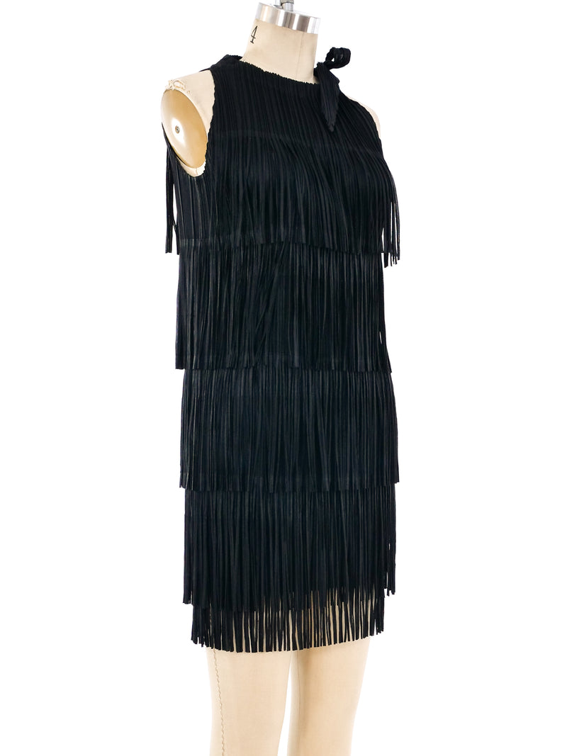 Issey Miyake Fringed Mini Dress Dress arcadeshops.com