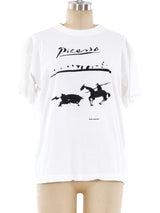 Pablo Picasso Bull Fight Tee T-shirt arcadeshops.com
