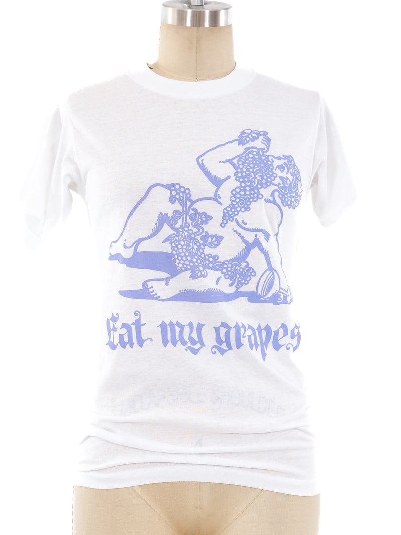 Eat My Grapes Tee T-shirt arcadeshops.com
