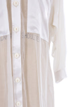 Ted Lapidus Sheer Shirt Dress Dress arcadeshops.com