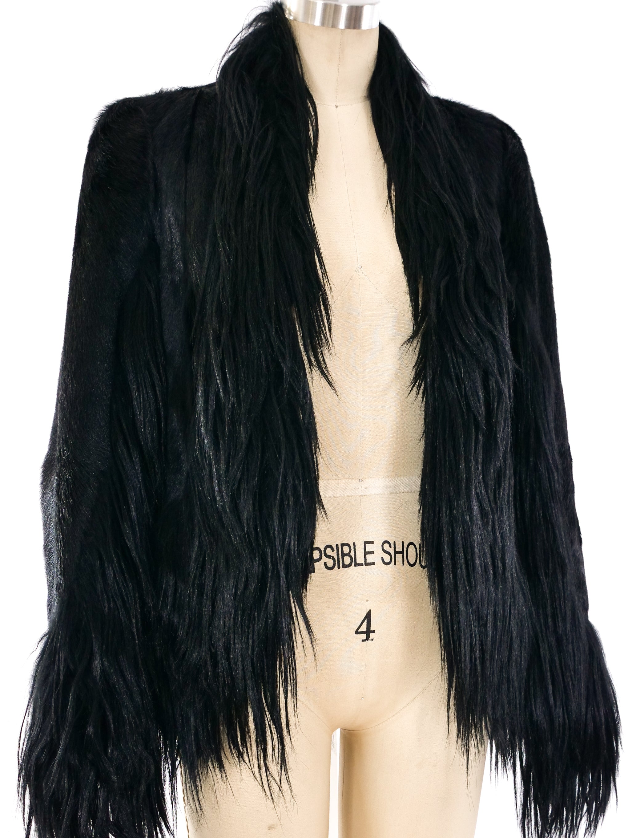 Monkey fur shop jacket