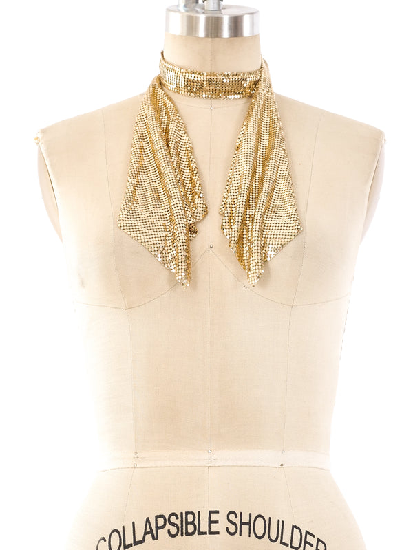 Whiting and Davis Chainmail Neck Scarf Accessory arcadeshops.com