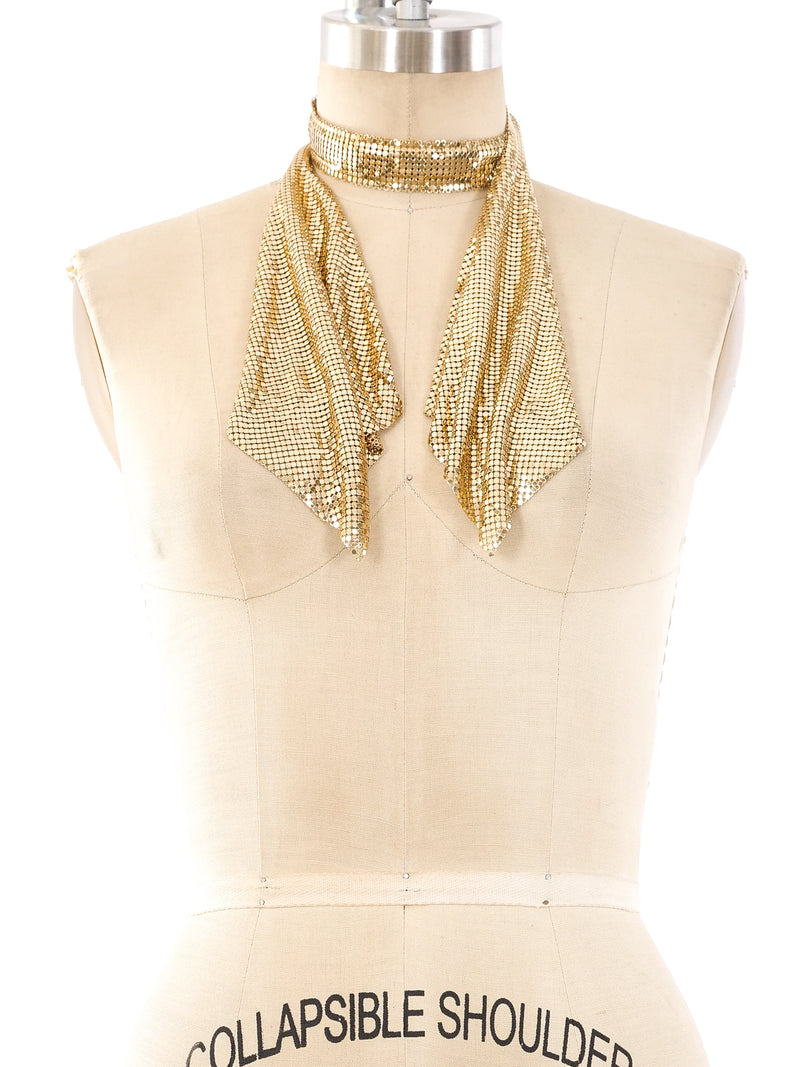 Whiting and Davis Chainmail Neck Scarf Accessory arcadeshops.com