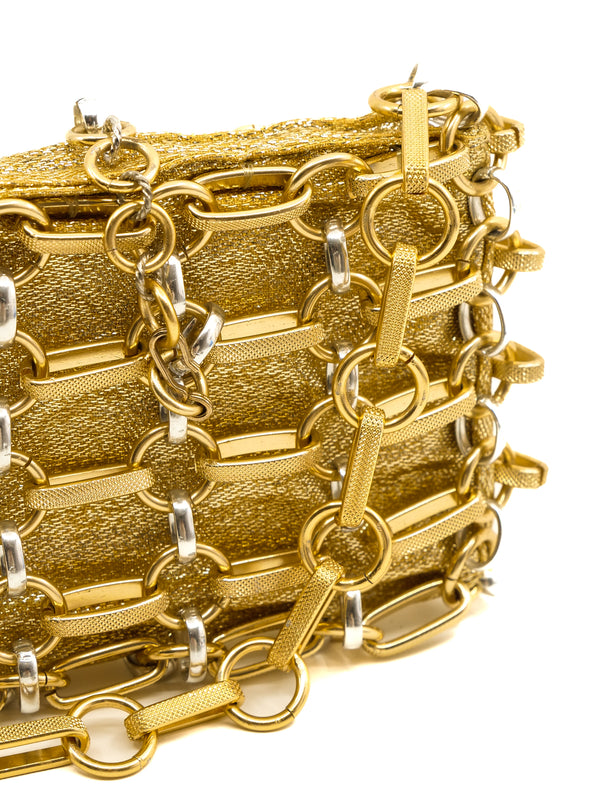 Mixed Metal Mini Chain Bag Accessory arcadeshops.com