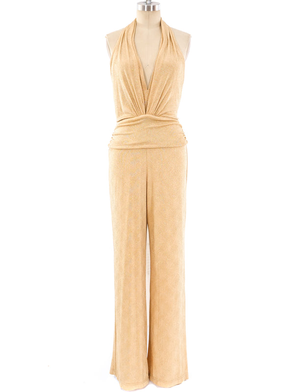 Tadashi Glitter Embellished Jumpsuit Jumpsuit arcadeshops.com