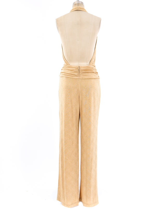 Tadashi Glitter Embellished Jumpsuit Jumpsuit arcadeshops.com