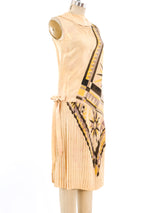 1920's Printed Dress Ensemble Suit arcadeshops.com