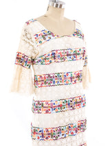 Banded Lace Maxi Dress Dress arcadeshops.com