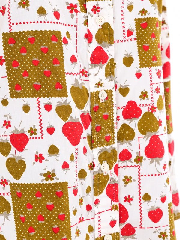 Geoffrey Beene Strawberry Printed Shirt Dress Dress arcadeshops.com