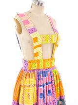 Bill Tice for Gloria Vanderbilt Quilt Print Jumper Dress arcadeshops.com