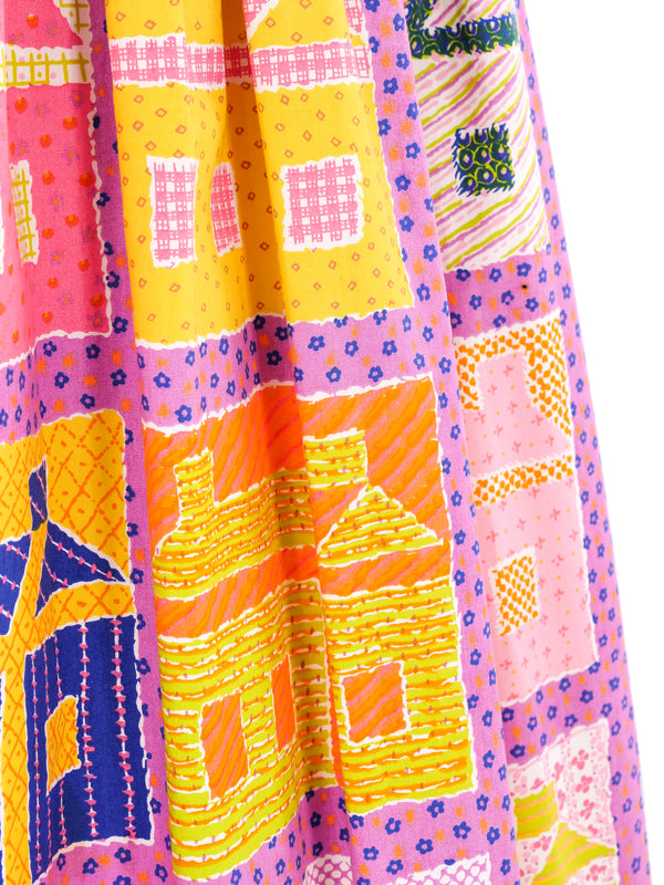 Bill Tice for Gloria Vanderbilt Quilt Print Jumper Dress arcadeshops.com