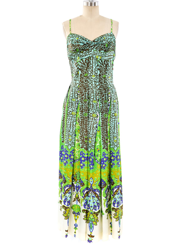 Garden Paisley Printed Tank Dress and Shawl Dress arcadeshops.com