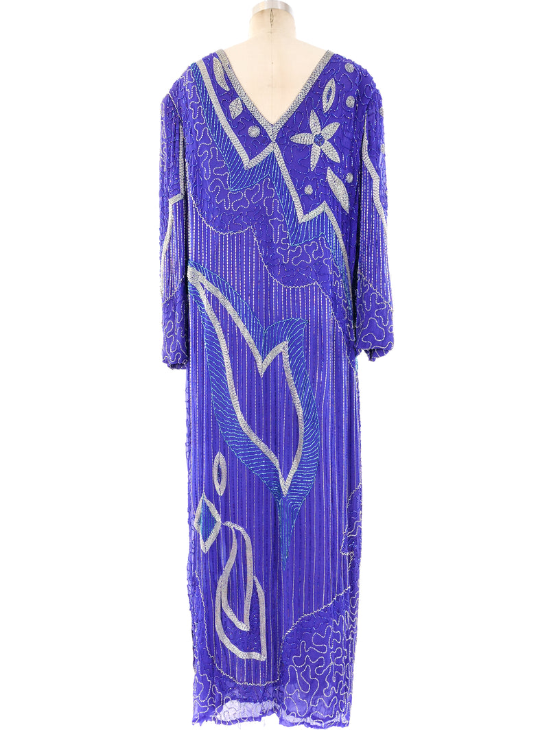 Judith Ann Bead Embellished Silk Dress Dress arcadeshops.com