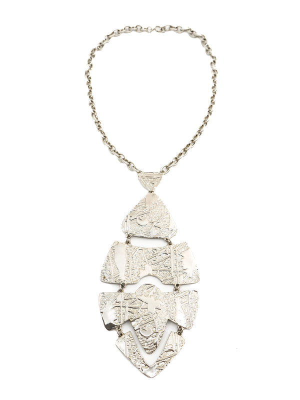 Segmented Pendant Necklace Accessory arcadeshops.com
