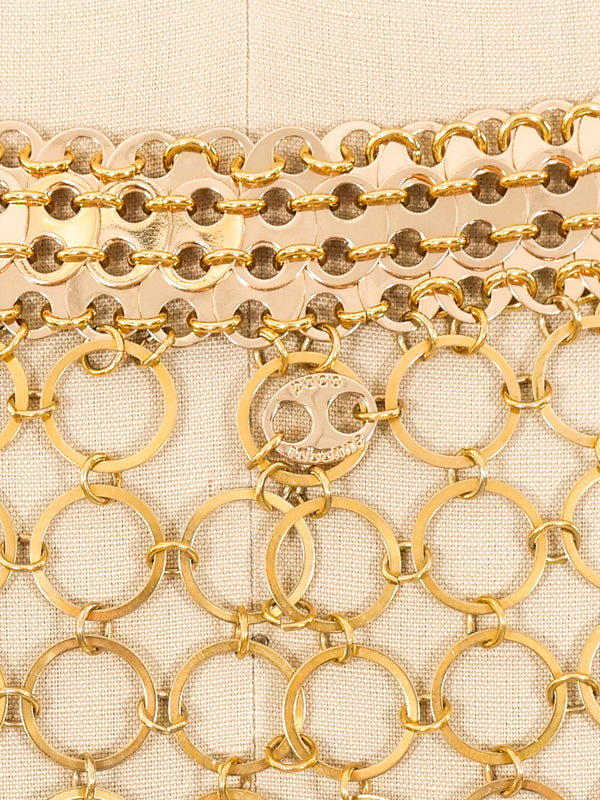 Paco Rabanne Chainlink Maxi Skirt Bottom arcadeshops.com