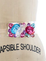 Jeweled Lucite Waist Belt Accessory arcadeshops.com