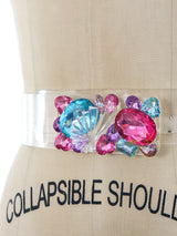 Jeweled Lucite Waist Belt Accessory arcadeshops.com