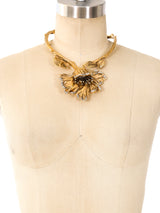 Roberto Cavalli Flower Collar Necklace Accessory arcadeshops.com