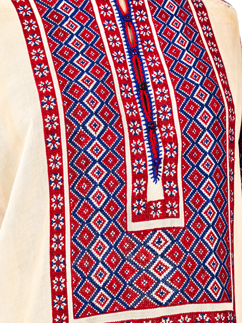 Eastern European Embroidered Peasant Dress Dress arcadeshops.com