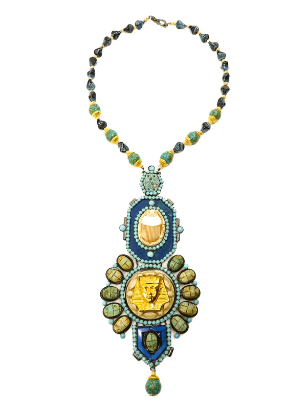 VRBA Egyptian Style Pendant Necklace Accessory arcadeshops.com