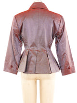 Romeo Gigli Iridescent Silk Jacket Jacket arcadeshops.com