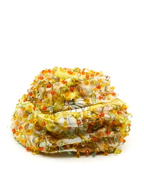 Christian Dior Beaded Turban Accessory arcadeshops.com