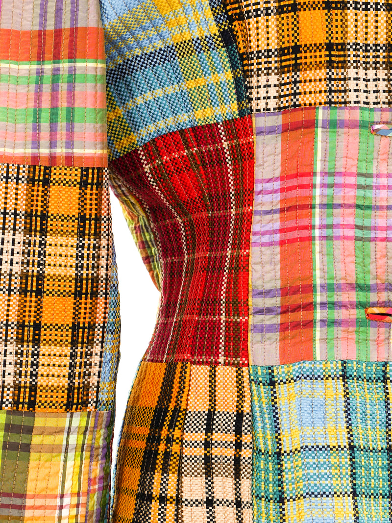 Oscar de la Renta Woven Patchwork Jacket Jacket arcadeshops.com
