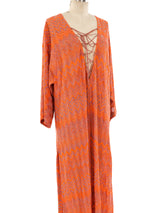 Missoni Orange Chevron Caftan Dress arcadeshops.com