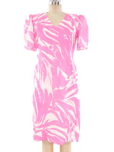 Carolina Herrera Neon Palm Printed Dress Ensemble Dress arcadeshops.com