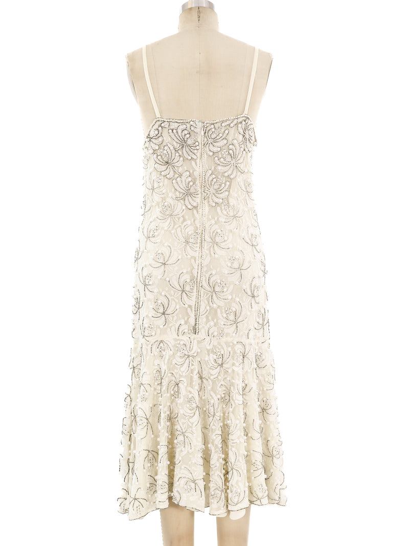 Embellished Lace Tank Dress Dress arcadeshops.com