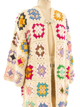 Granny Square Crochet Jacket Jacket arcadeshops.com