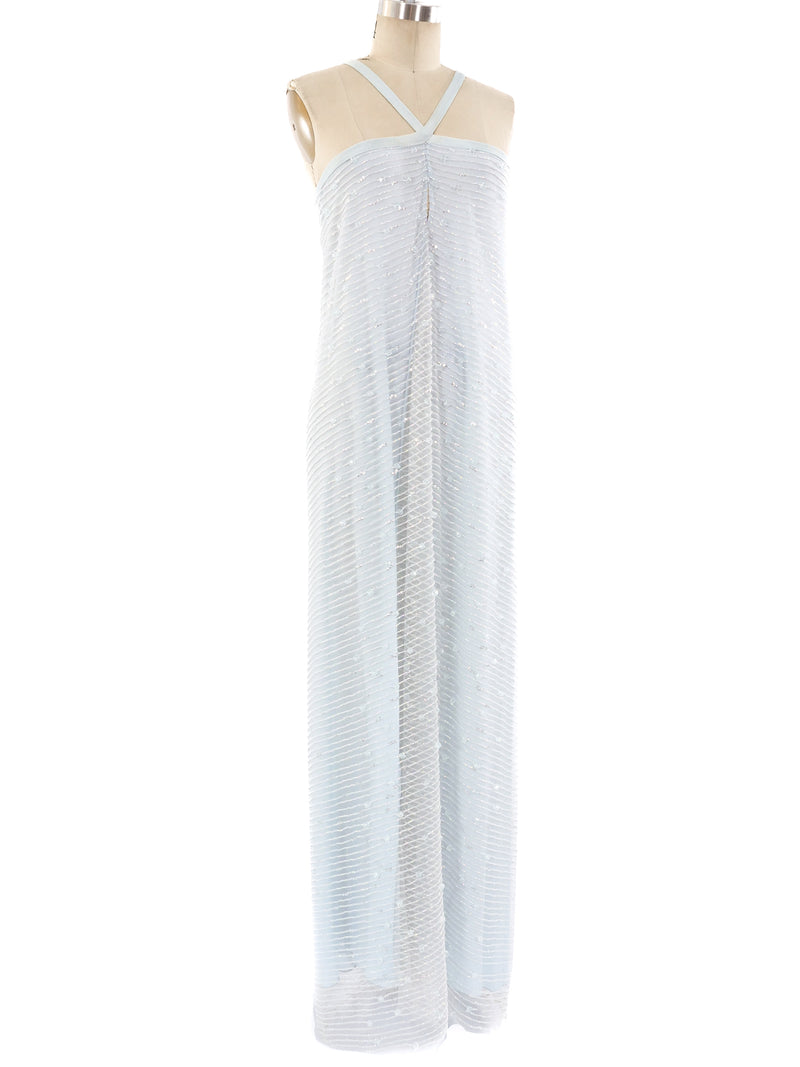 Armani Embellished Net Gown Dress arcadeshops.com