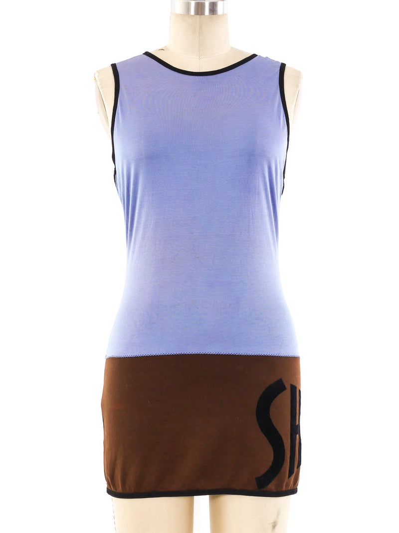 Jean Paul Gaultier Colorblock Micro Mini Dress arcadeshops.com