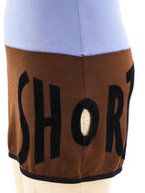 Jean Paul Gaultier Colorblock Micro Mini Dress arcadeshops.com