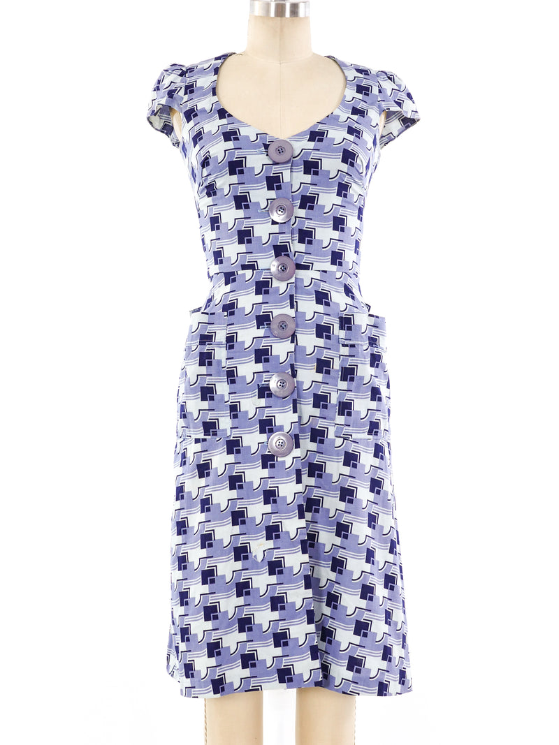 Biba Printed Midi Dress Dress arcadeshops.com