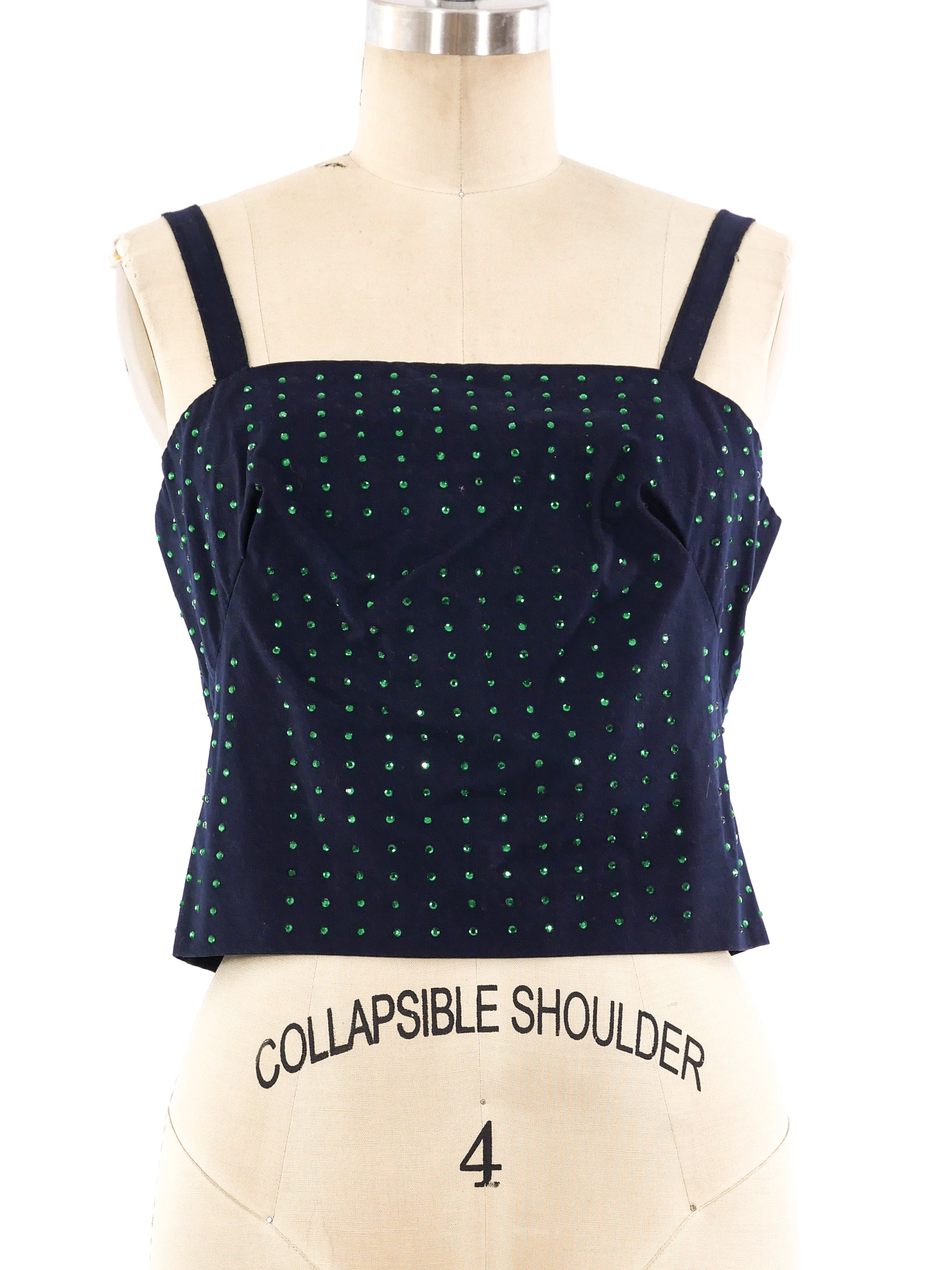 トップス FW1998 MIU MIU FRINGE CAMISOLE Miu Miu Top Size 36 FR: Elegant Studded Design