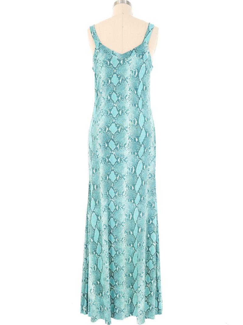 Diane Von Furstenberg Snake Printed Jersey Ensemble Suit arcadeshops.com