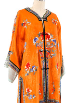 Embroidered Silk Chinese Pajamas Suit arcadeshops.com