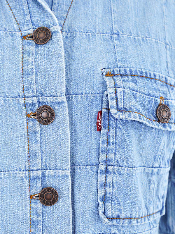 Levis Patchwork Denim Shirt Top arcadeshops.com