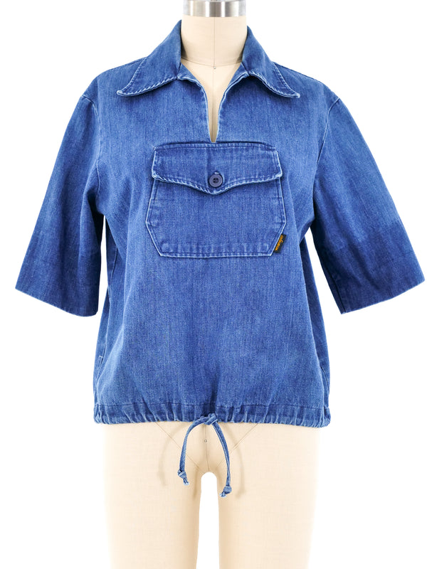 Wrangler Denim Pullover Top arcadeshops.com