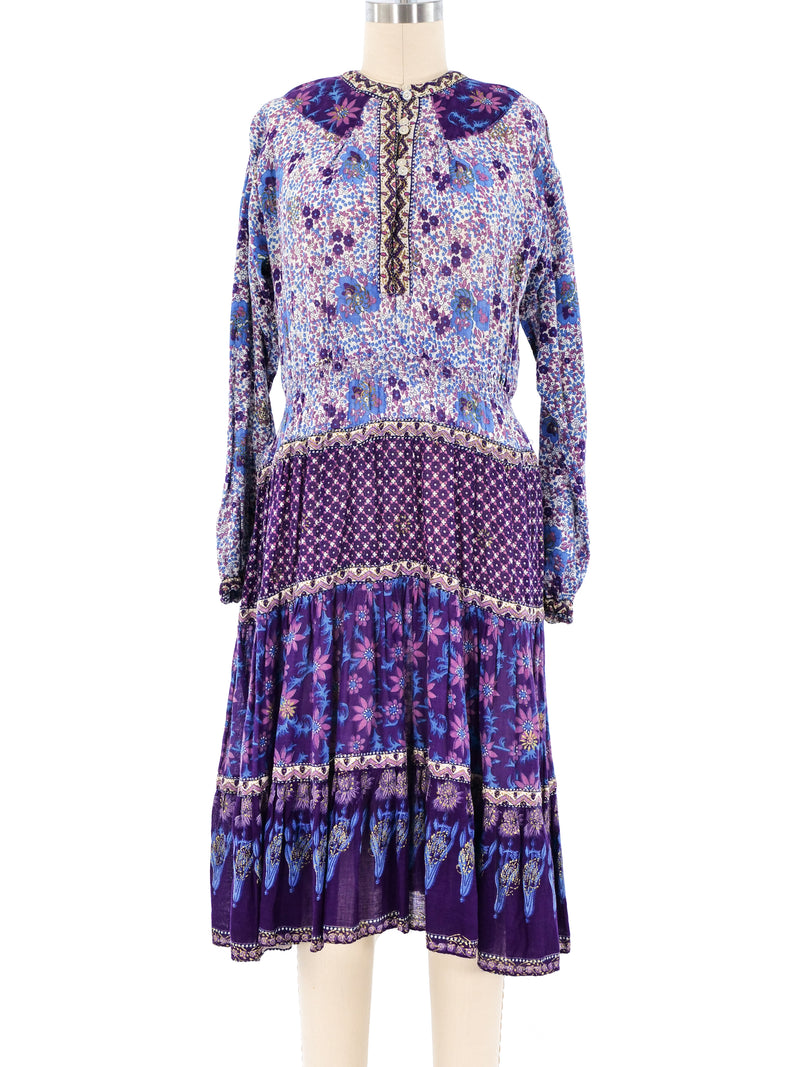 Block Printed Indian Dress Dress arcadeshops.com