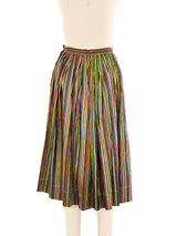 1950's Metallic Ribbon Striped Skirt Bottom arcadeshops.com