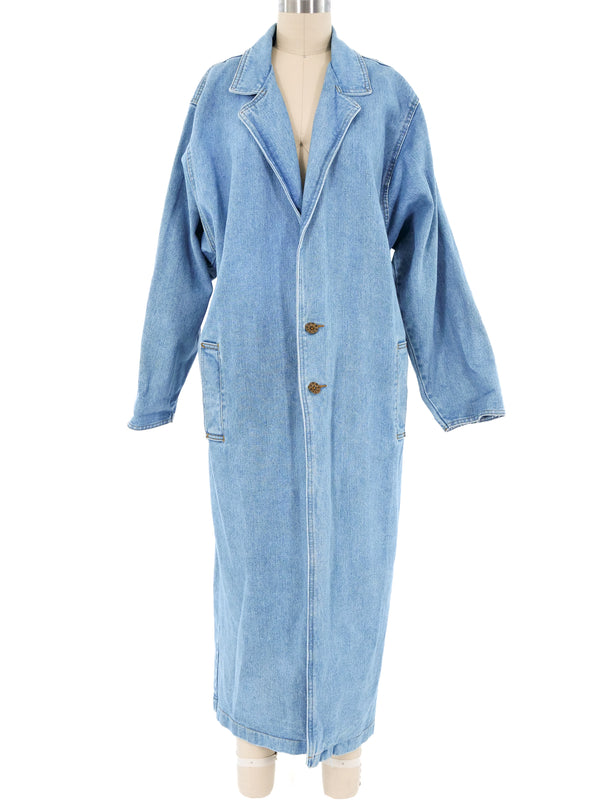 Denim Duster Jacket Jacket arcadeshops.com
